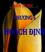 Quản Trị Học Hoạch Định